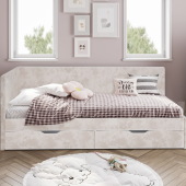 кровать лео кр-49 миндаль