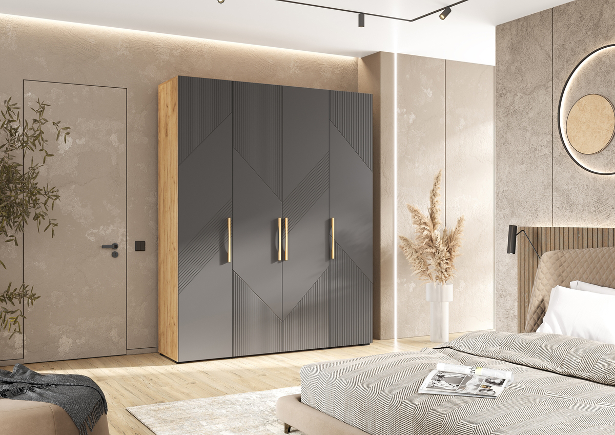 Шкаф 4-х дверный Ирис