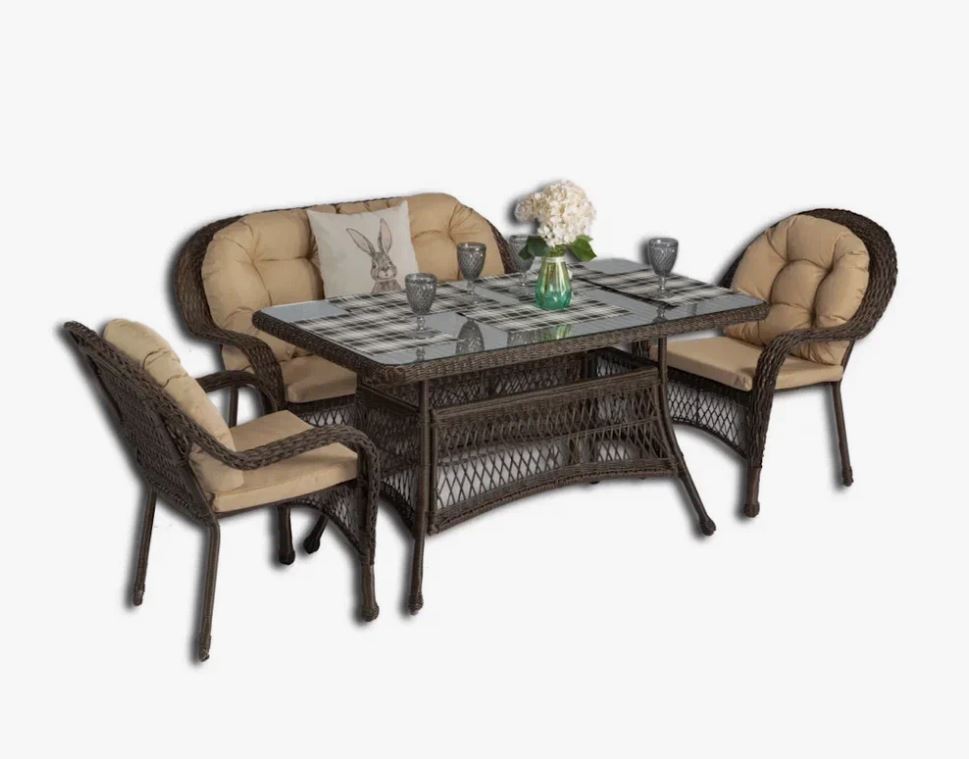 обеденная группа medison lunch set 2423 с подушками