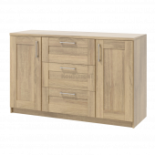 комод с 3-мя ящиками и двумя дверками сэндай с-55