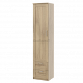 шкаф с полками и 2-мя ящиками сэндай с-17