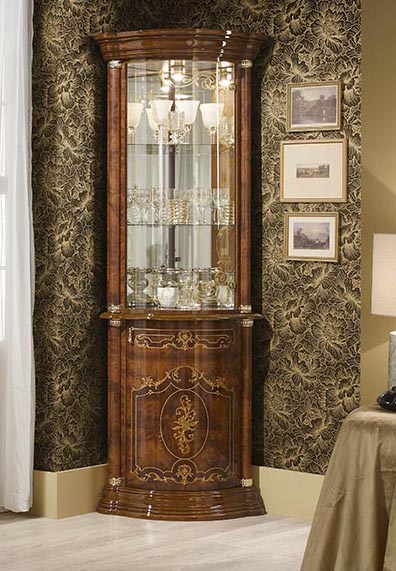 Угловая витрина Роза угловая витрина роза