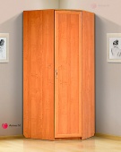 шкаф для платья и белья угловой с 2-мя ящиками