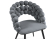Стул на металлокаркасе Ball dark gray / black - купить за 15870.00 руб.