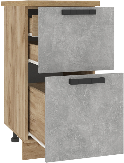 Шкаф нижний с 2 ящиками Модена ШН2ВЯ 500 - купить за 6038.00 руб.