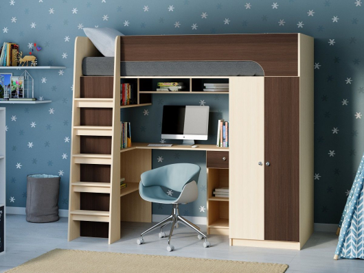 Кровать-чердак Астра 10 - купить за 30050.00 руб.