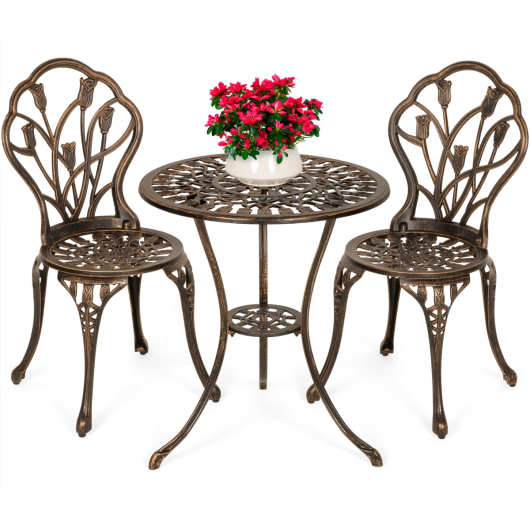 Кофейный комплект из алюминия Тюльпан - купить за 22500.00 руб.