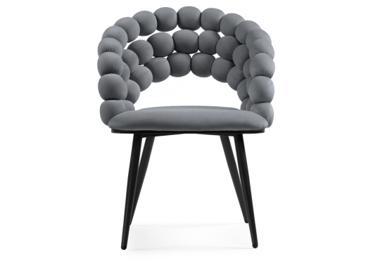 Стул на металлокаркасе Ball dark gray / black - купить за 15870.00 руб.