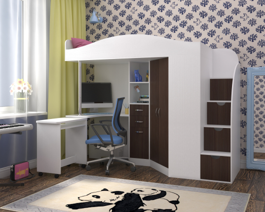 Кровать-чердак Юниор 4 - купить за 32850.00 руб.