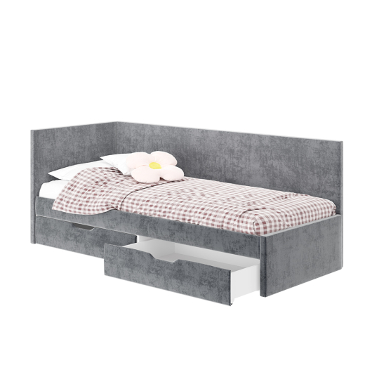 Кровать Лео КР-49 грифельный - купить за 23881.00 руб.