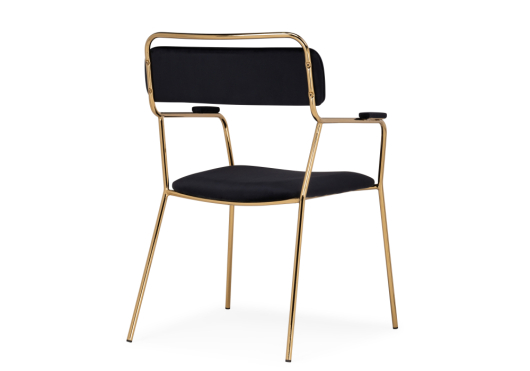 Кресло Aspen black / gold - купить за 7040.00 руб.