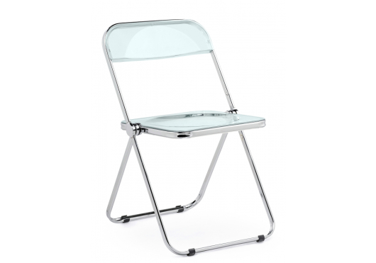 Пластиковый стул Fold складной clear gray-blue - купить за 5210.00 руб.