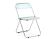Пластиковый стул Fold складной clear gray-blue - купить за 5210.00 руб.