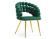 Стул на металлокаркасе Ball green / gold - купить за 15870.00 руб.
