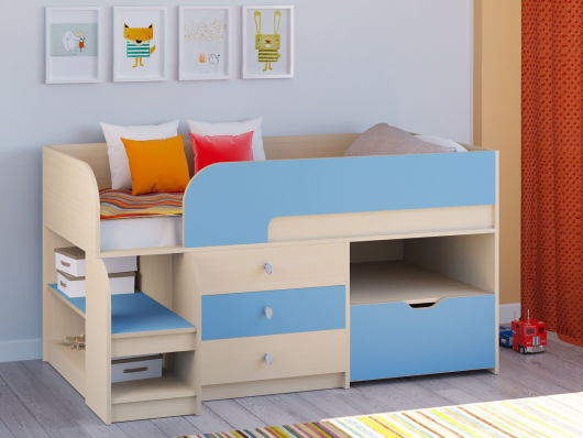 Кровать-чердак Астра 9 (вариант 5) - купить за 23650.00 руб.