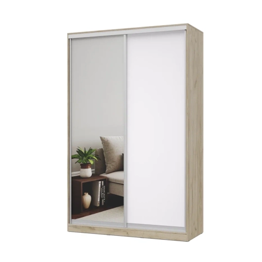 Шкаф-купе Роланд Р152 Серый дуб/Белый - купить за 22066.00 руб.