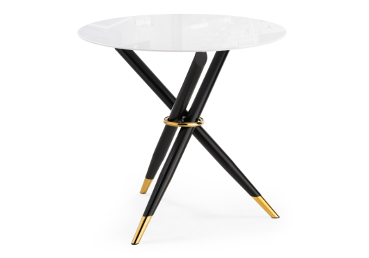 Стеклянный стол Rock white / black - купить за 15310.00 руб.