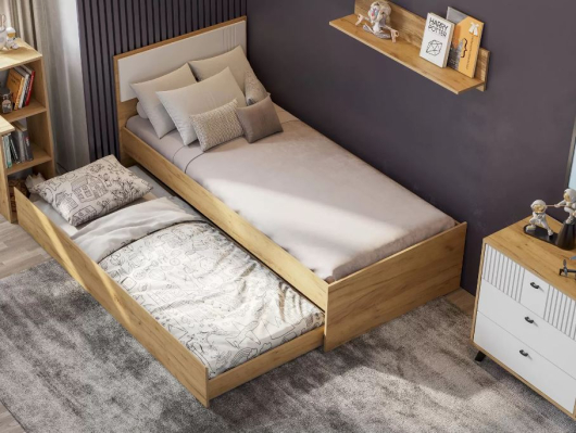Кровать Милан с выкатной секцией - купить за 12190.00 руб.