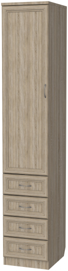 Шкаф 1-но дверный с ящиками Гарун 104 - купить за 13320.00 руб.