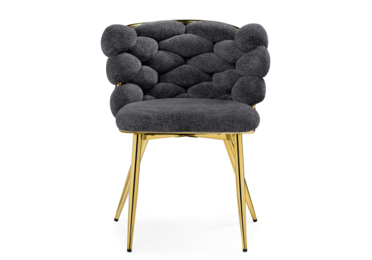 Стул на металлокаркасе Rendi gray / gold - купить за 17770.00 руб.