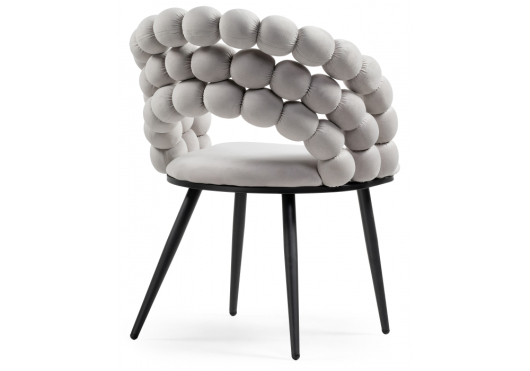 Стул на металлокаркасе Ball gray / black - купить за 15870.00 руб.