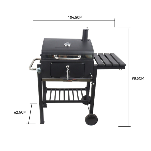 Прямоугольный угольный гриль барбекю Norway Rectangular Grill BBQ 4524S - купить за 24000.00 руб.