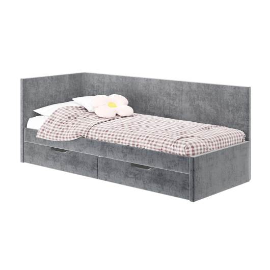 Кровать Лео КР-49 грифельный - купить за 23881.00 руб.