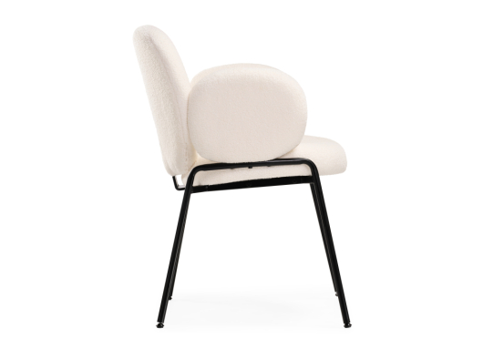 Стул на металлокаркасе Kalipso white / black - купить за 12010.00 руб.