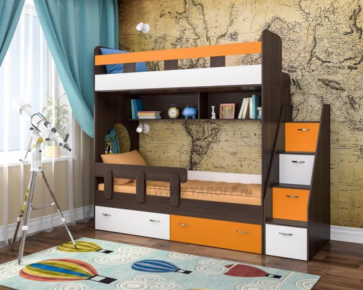 Кровать 2-х ярусная Юниор -1 - купить за 34200.00 руб.