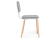 Деревянный стул Klint gray / wood - купить за 6410.00 руб.