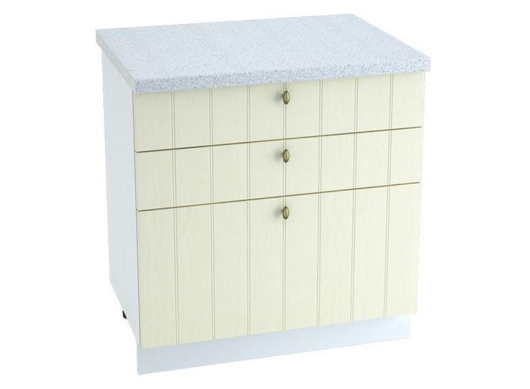 Стол с тремя ящиками №48 Прованс ШН3Я 800 - купить за 10624.00 руб.