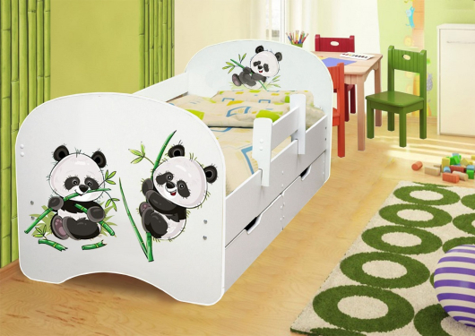 Кровать Пандочки с фотопечатью - купить за 12781.00 руб.