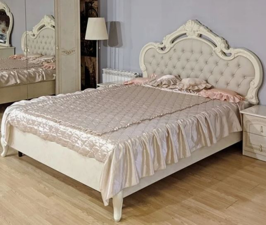 Кровать Ирина с мягким изголовьем - купить за 55500.00 руб.