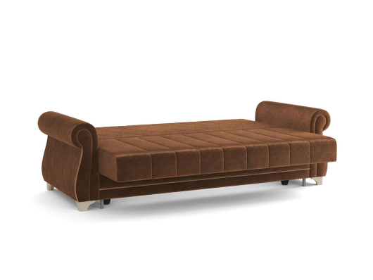 Диван Порто М велюр тенерифе шоколад/корица - купить за 59937.00 руб.