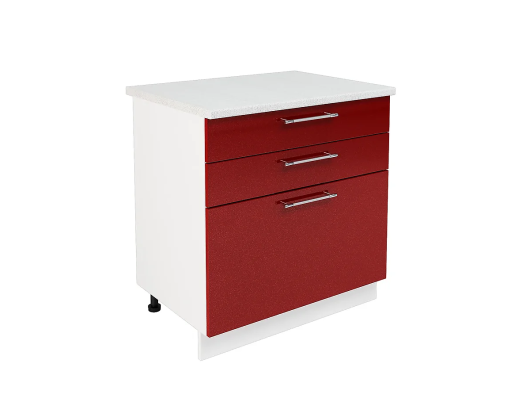 Шкаф нижний с тремя ящиками №85 София ШН3Я 800 - купить за 11178.00 руб.