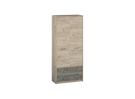 Шкаф 2х створчатый 440 с ящиками Дакота - купить за 28401.00 руб.