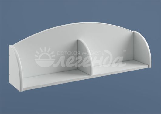 Настенная полка Легенда Л-08 белая - купить за 2440.00 руб.