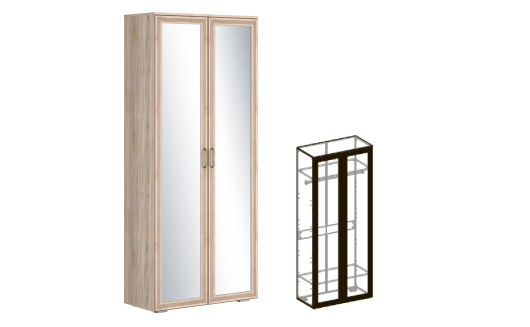 Шкаф 2х створчатый 540 Бруно - купить за 21524.00 руб.
