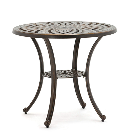 Стол круглый из литого алюминия Сорренто Sorrento D78 - купить за 15750.00 руб.