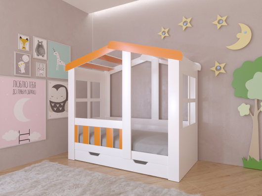 Кровать Астра Домик - купить за 22800.00 руб.
