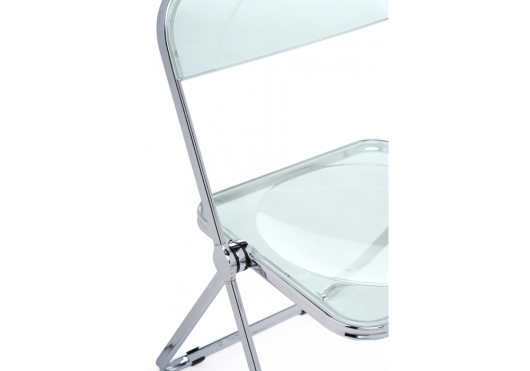 Пластиковый стул Fold складной clear gray-blue - купить за 5210.00 руб.