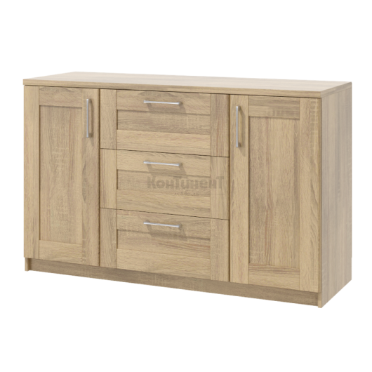 Комод с 3-мя ящиками и двумя дверками Сэндай С-55 - купить за 19112.00 руб.