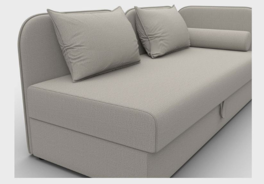 Тахта Лига-094 рогожка Амур 02 бежевый - купить за 44990.00 руб.