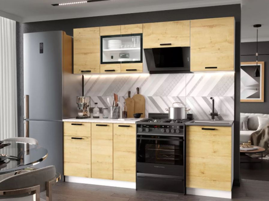 Кухня Хозяюшка 2,1 м ЛДСП - купить за 18850.00 руб.