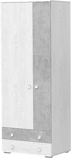 Шкаф 2-х дверный Микс №4 - купить за 16057.00 руб.