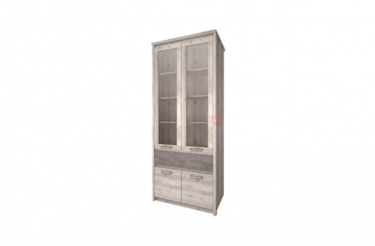 Шкаф с витриной 2V2D1S Джаз - купить за 30299.00 руб.
