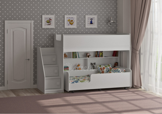 Двухъярусная кровать Легенда 43.3.3 - купить за 36270.00 руб.