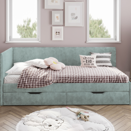 Кровать Лео КР-49 шарли бриз - купить за 23881.00 руб.