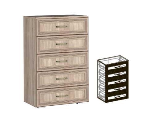 Комод высокий Бруно - купить за 18310.00 руб.