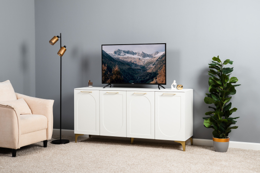 Тумба под ТВ 16.67 Монтесито Белый шагрень - купить за 16682.00 руб.